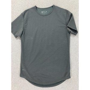 Bylt Drop Cut LUX Short Sleeve Crew Shirt (Men's Small) Gray‎